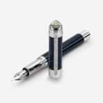 The Peak I Fountain Pen Blue with 100 White Diamonds