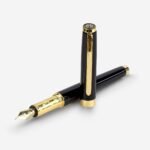 The Peak II Fountain Pen - Lustrous Midnight Black Lacquer - Image 2