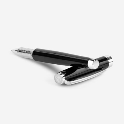 The Peak II Roller Ball - Lustrous Midnight Black Lacquer